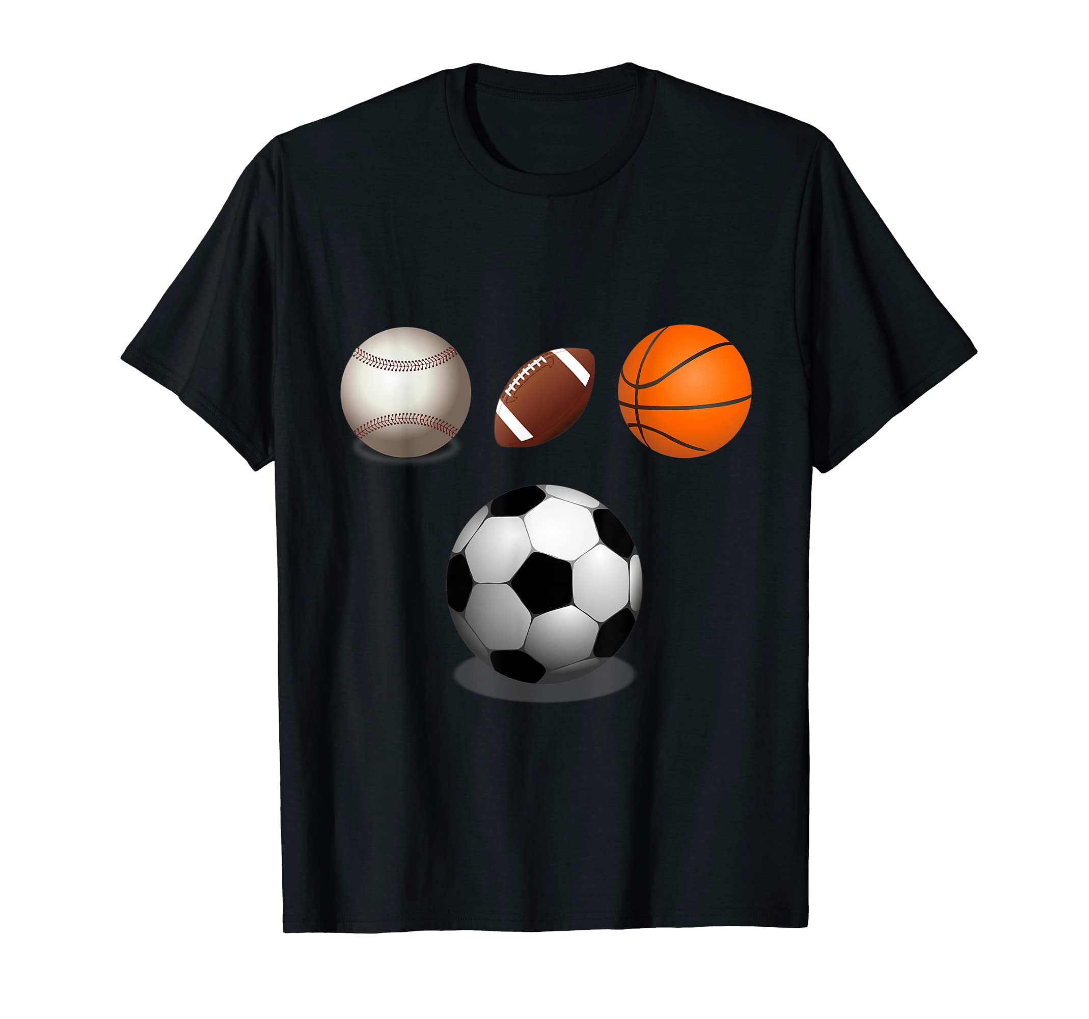 Soccer Is My Favorite But Love Football T-Shirt - Novelty Apparel Unisex - T-Shirt, Sweatshirt, Hoodie