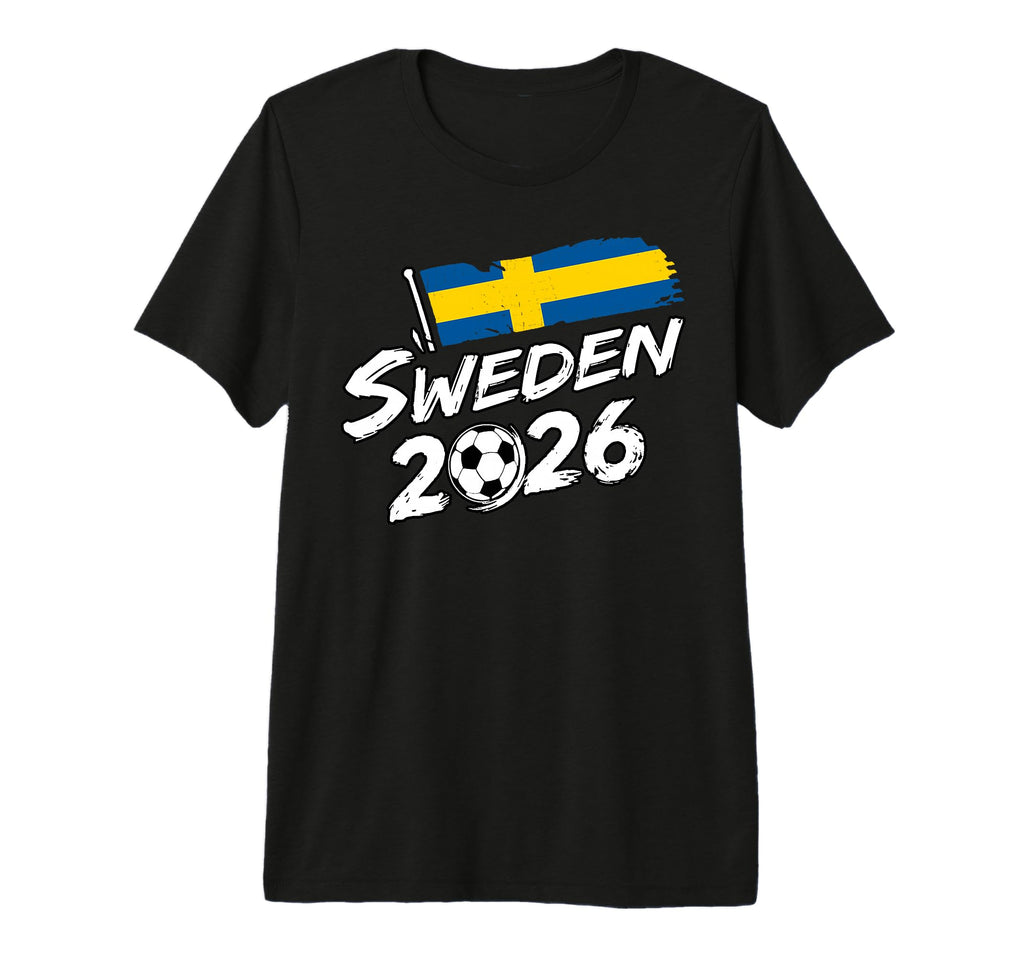 Sweden Soccer Football Game T-Shirt - Casual Everyday Wear Men Women - T-Shirt, Sweatshirt, Hoodie
