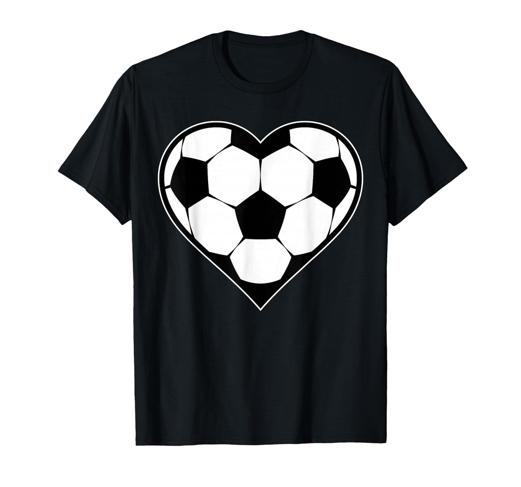 Soccer Heart Soccer Silhouette T-Shirt - Custom Art Print for Adults - T-Shirt, Sweatshirt, Hoodie