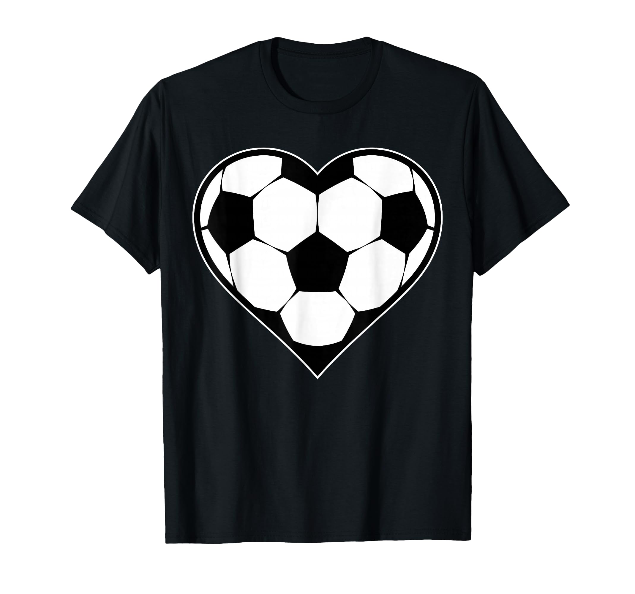 Soccer Heart Soccer Silhouette T-Shirt - Custom Art Print for Adults - T-Shirt, Sweatshirt, Hoodie