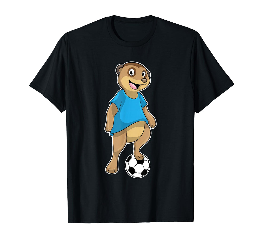 Meerkat Soccer Player Soccer Sports T-Shirt - Custom Art Print for Adults - T-Shirt, Sweatshirt, Hoodie
