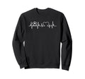 Soccer Heartbeat Love Passion Sweatshirt - Minimalist Print Men Women - T-Shirt, Sweatshirt, Hoodie