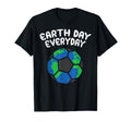 Earth Day Everyday Soccer Ball Football T-Shirt - Graphic Print Unisex - T-Shirt, Sweatshirt, Hoodie