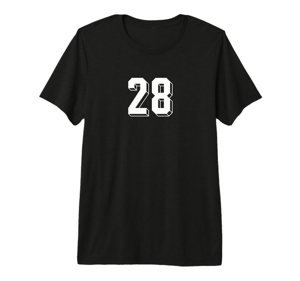 Number 28 80S 90S Soccer Team Jersey T-Shirt - Streetwear Style Unisex - T-Shirt, Sweatshirt, Hoodie