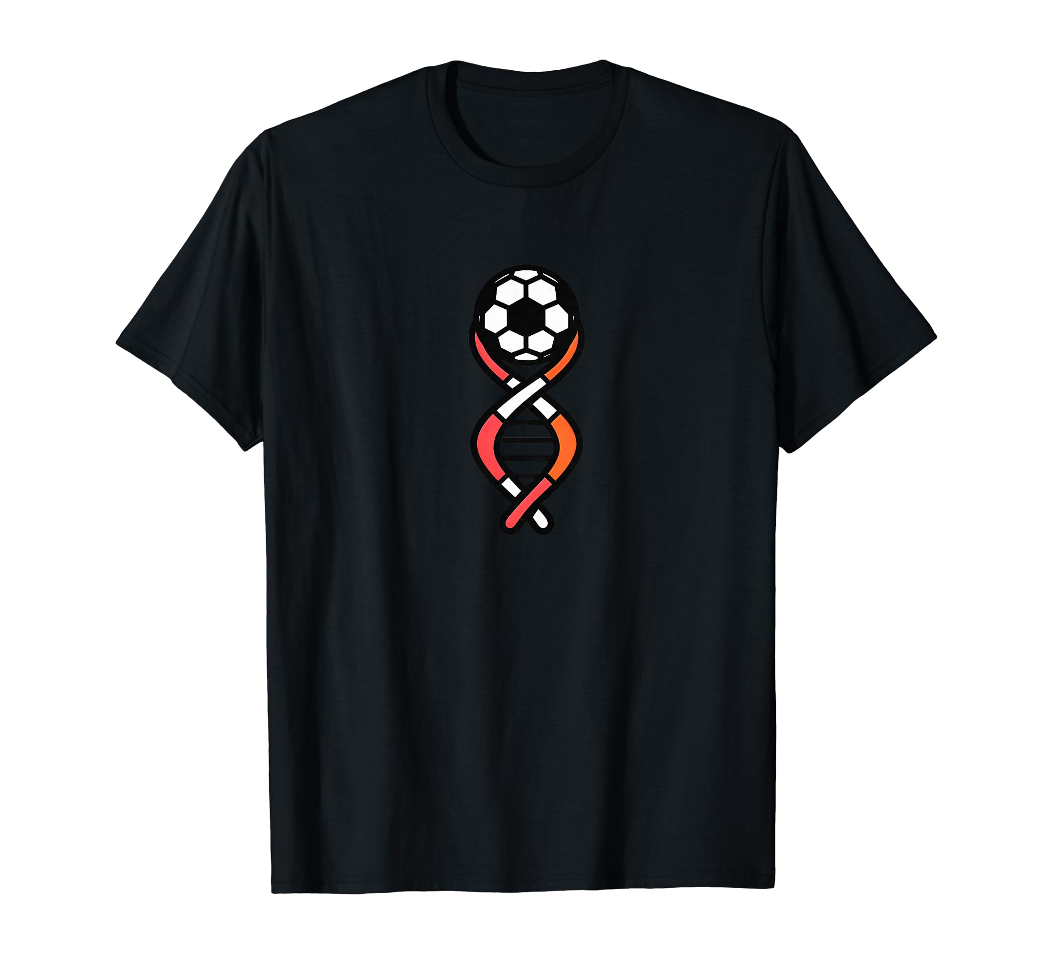 Dna Strand Soccer Ball Soccer Coach T-Shirt - Casual Everyday Wear Unisex - T-Shirt, Sweatshirt, Hoodie