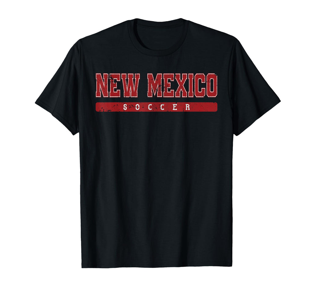 New Mexico Soccer Tees Tanks Tops T-Shirt - Custom Art Print Unisex - T-Shirt, Sweatshirt, Hoodie