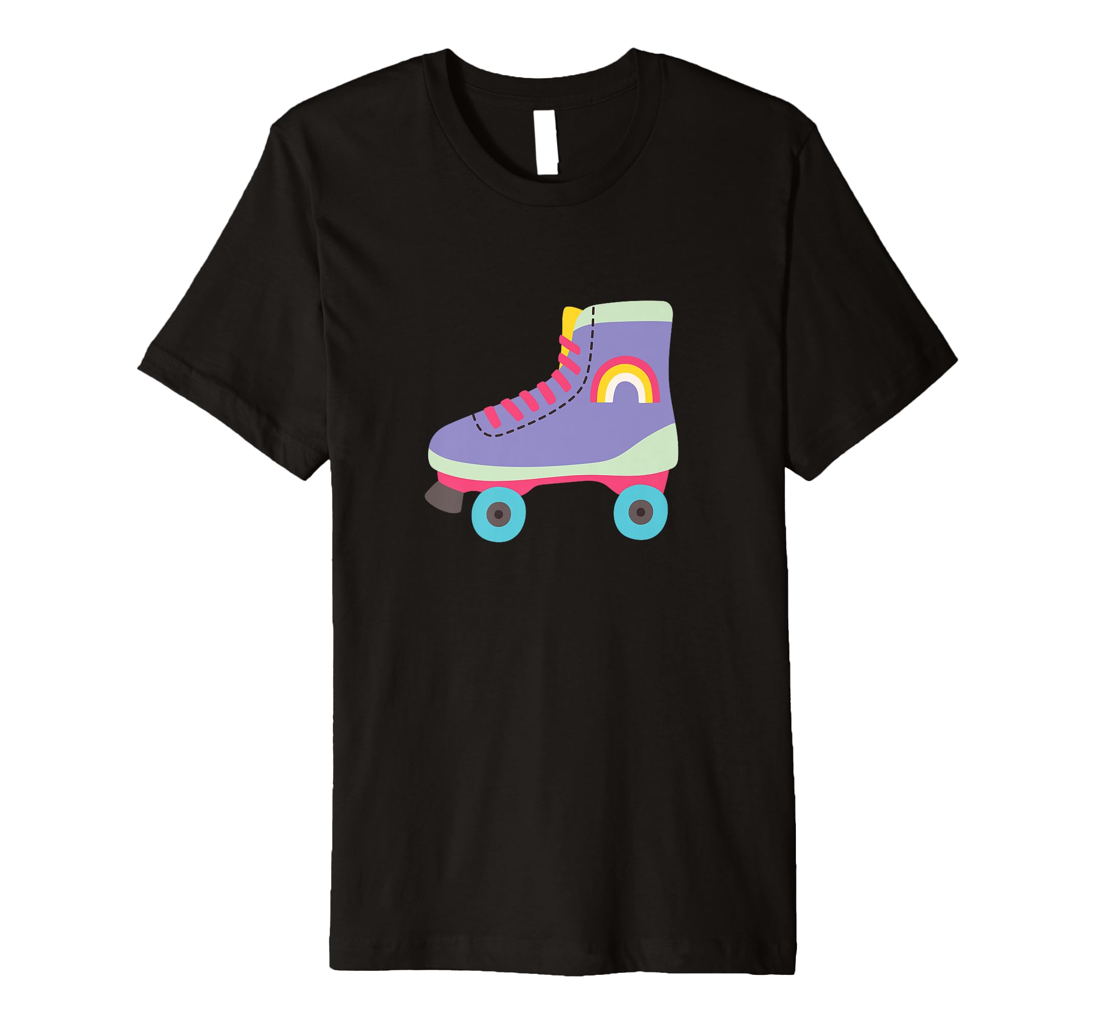 Colorful Roller Skate Art T-Shirt - Fun Novelty Design for Adults - T-Shirt, Sweatshirt, Hoodie