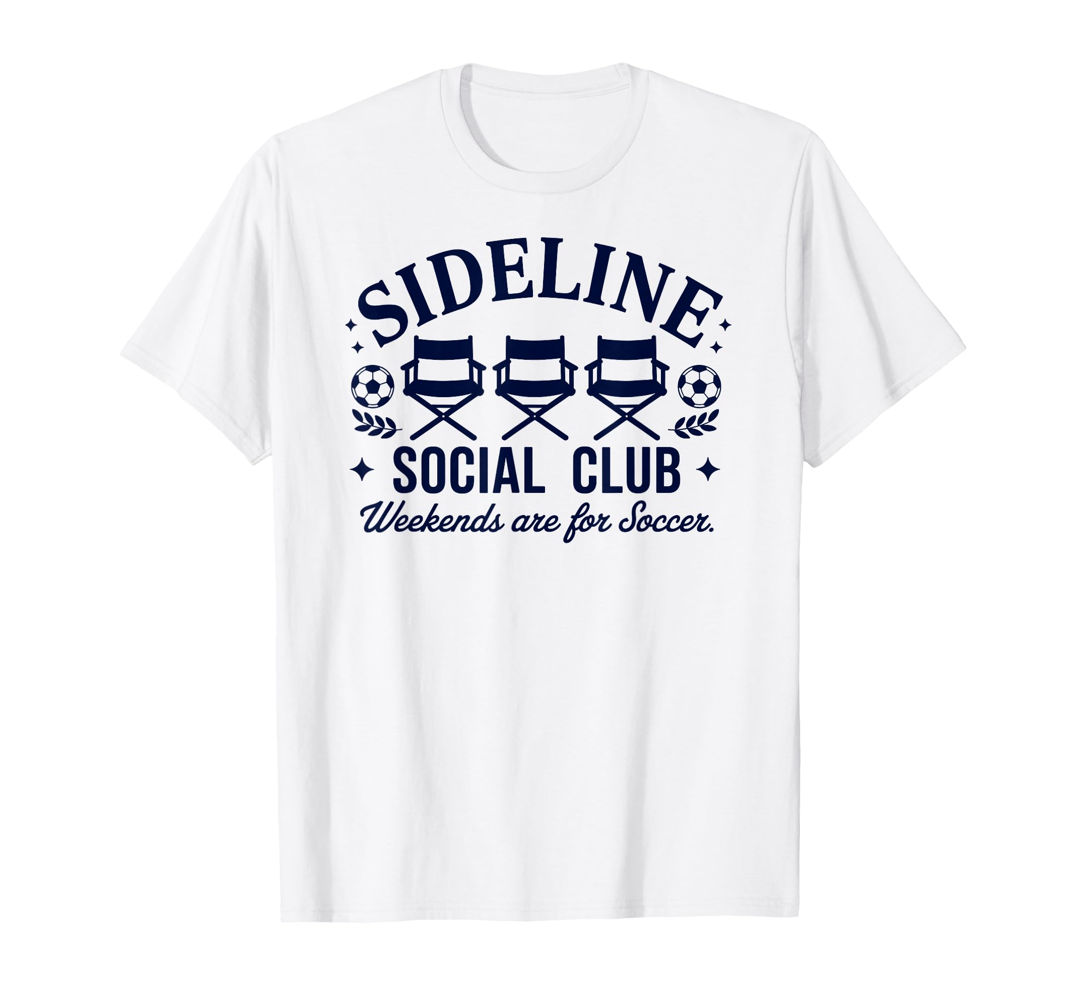 Sideline Social Club Soccer Mom Game T-Shirt - Graphic Print for Adults - T-Shirt, Sweatshirt, Hoodie