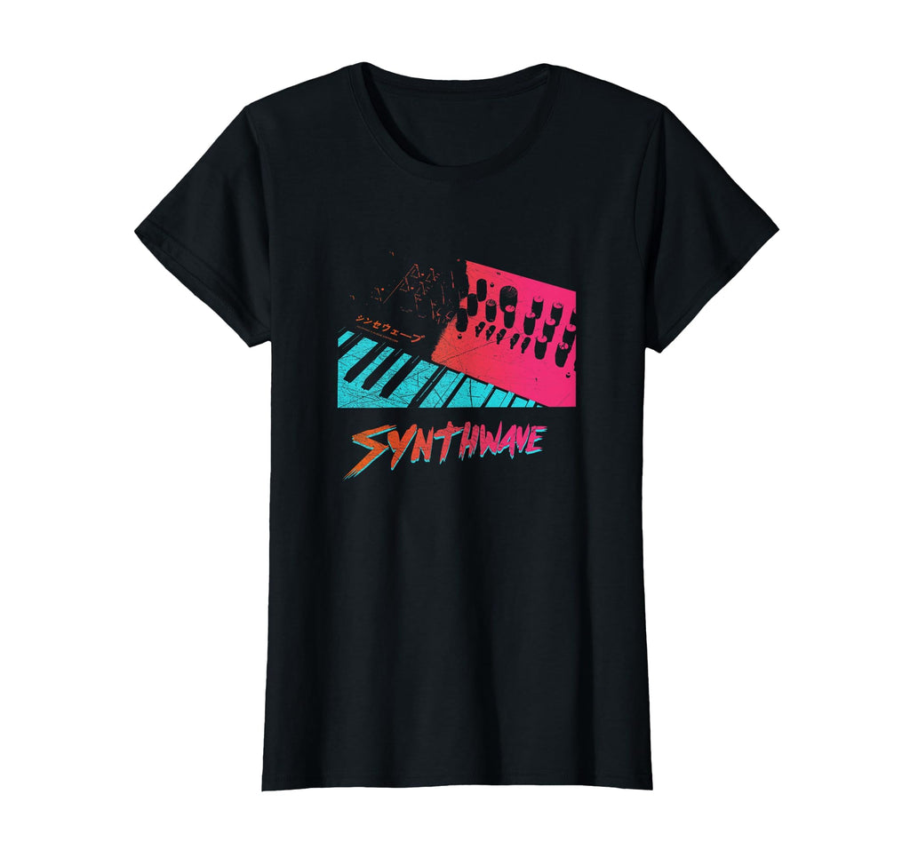 Synthwave Outrun Synthesizer Nerd T-Shirt - Custom Art Print for Adults - T-Shirt, Sweatshirt, Hoodie