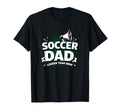 Soccer Dad Louder Than Mom Black T-Shirt - Fun Novelty Design for Adults - T-Shirt, Sweatshirt, Hoodie
