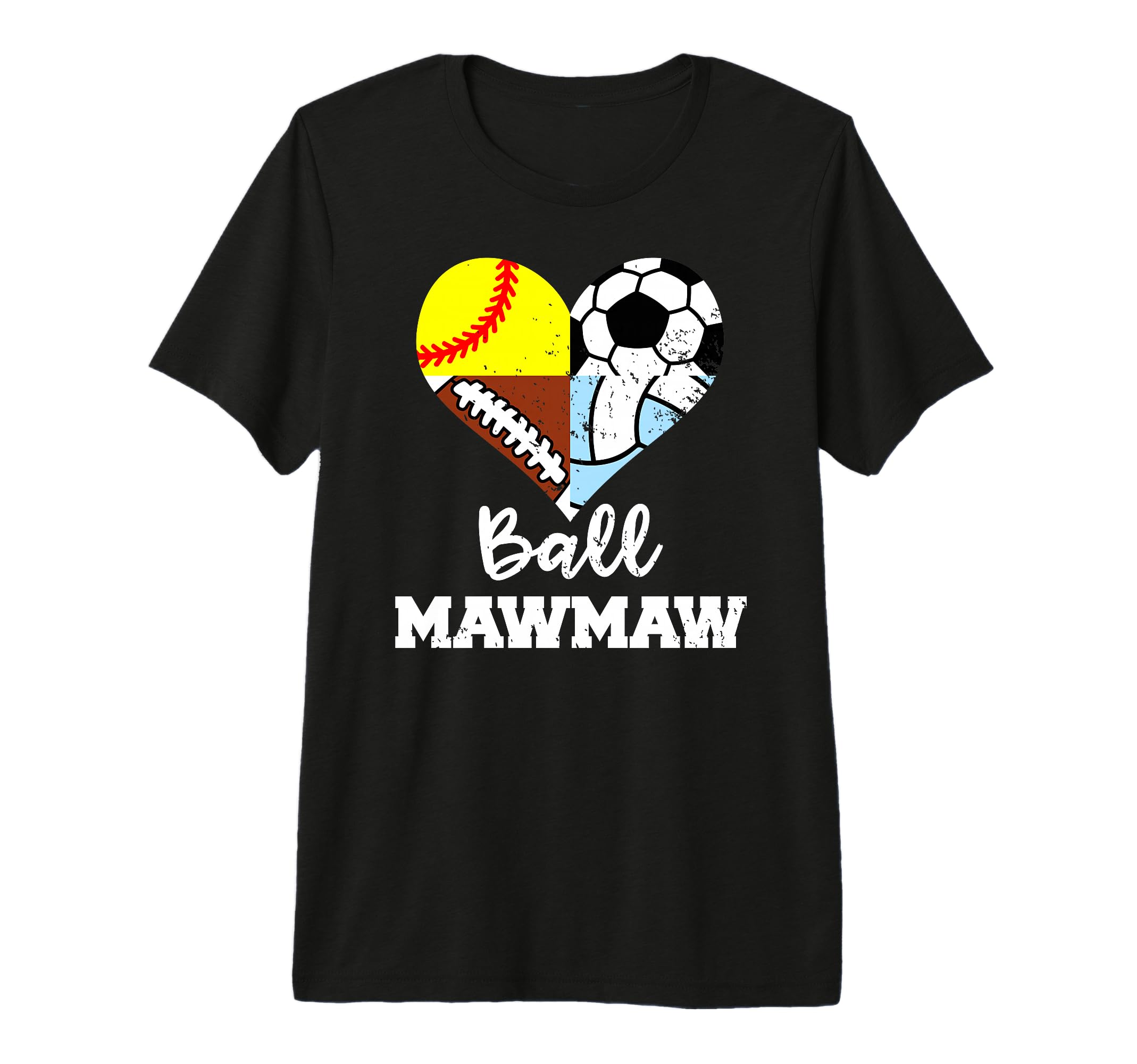 Ball Mawmaw Soccer Football T-Shirt - Aesthetic Graphic for Adults - T-Shirt, Sweatshirt, Hoodie