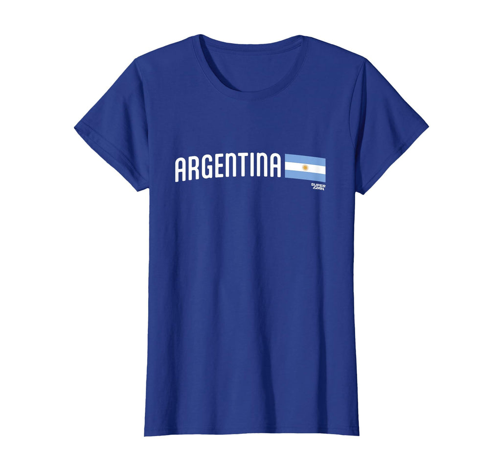 Superfan Argentina Minimal Flag T-Shirt - Aesthetic Graphic for Adults - T-Shirt, Sweatshirt, Hoodie
