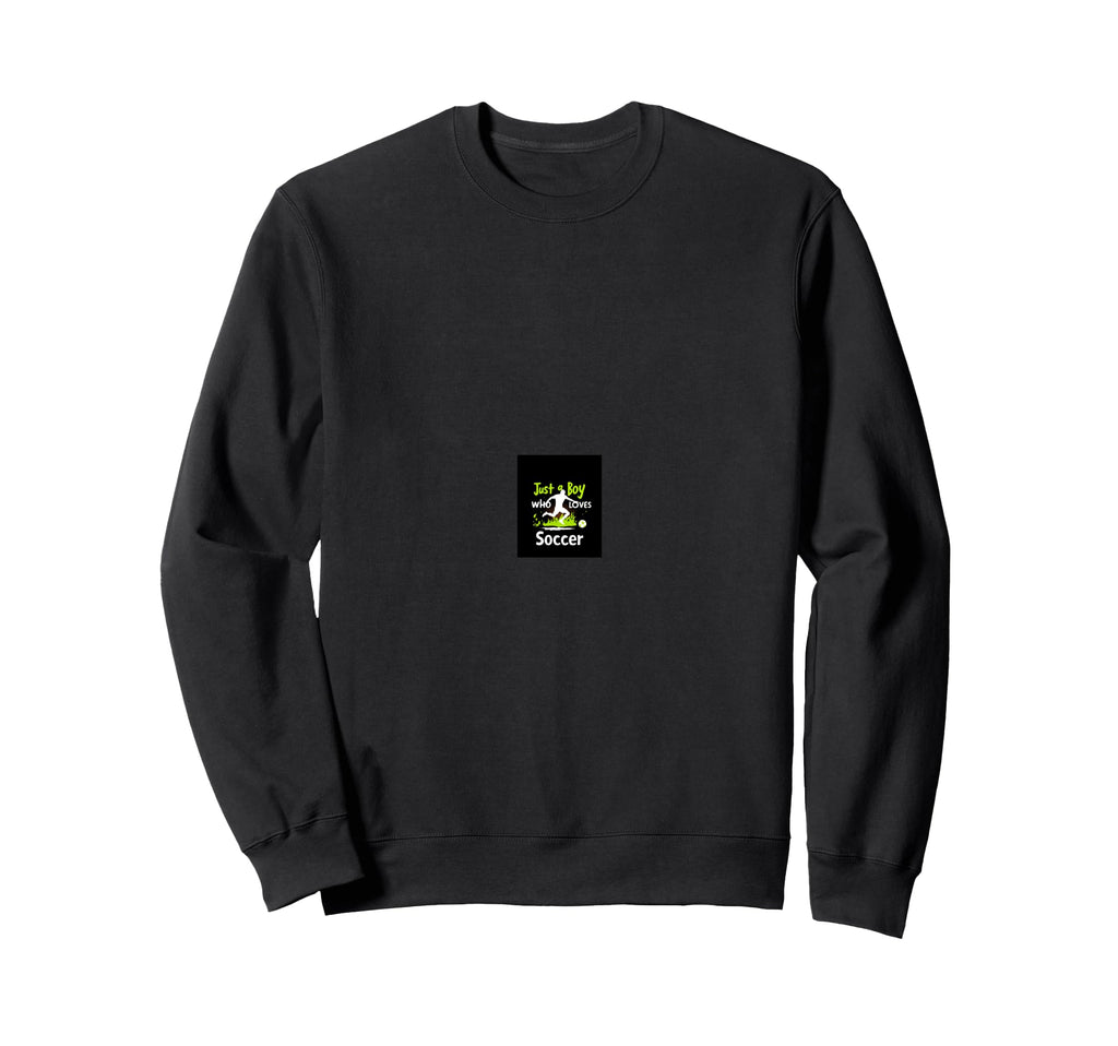 Just Who Loves Soccer Sweatshirt - Graphic Print Unisex - T-Shirt, Sweatshirt, Hoodie