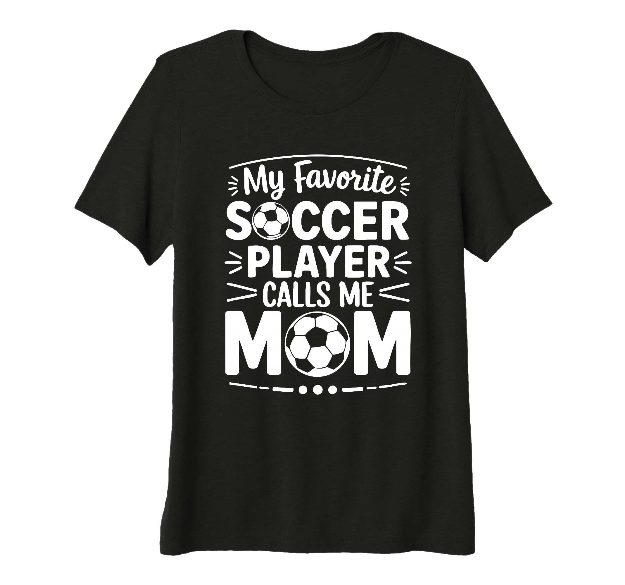 Womens My Favorite Soccer Player Calls T-Shirt - Trendy Graphic for Adults - T-Shirt, Sweatshirt, Hoodie