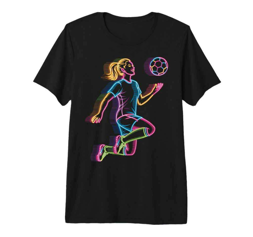 Colorful Funny Soccer Fan Dad Mom T-Shirt - Custom Art Print Men Women - T-Shirt, Sweatshirt, Hoodie