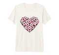 Heart Shaped Soccer Ball Artwork Tri T-Shirt - Graphic Print Men Women - T-Shirt, Sweatshirt, Hoodie