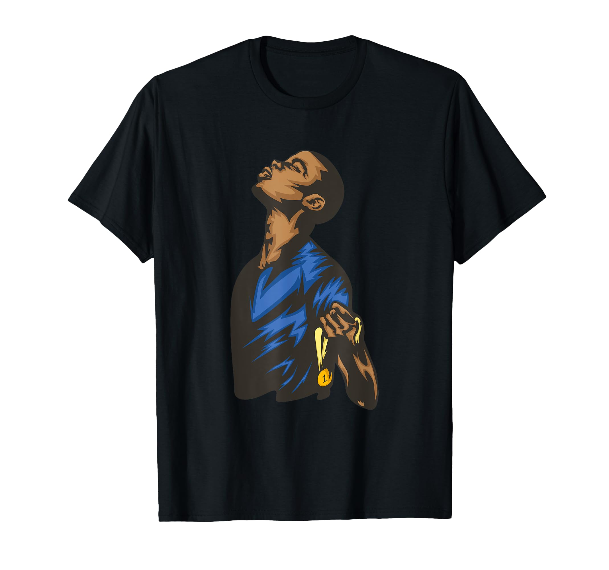 Victorious Soccer Player Footballer T-Shirt - Unique Graphic Unisex - T-Shirt, Sweatshirt, Hoodie