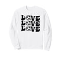 Valentines Day Soccer Love Hearts Sweatshirt - Minimalist Print for Adults - T-Shirt, Sweatshirt, Hoodie