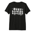 Busy Raising Ballers Basketball Soccer T-Shirt - Novelty Apparel Unisex - T-Shirt, Sweatshirt, Hoodie