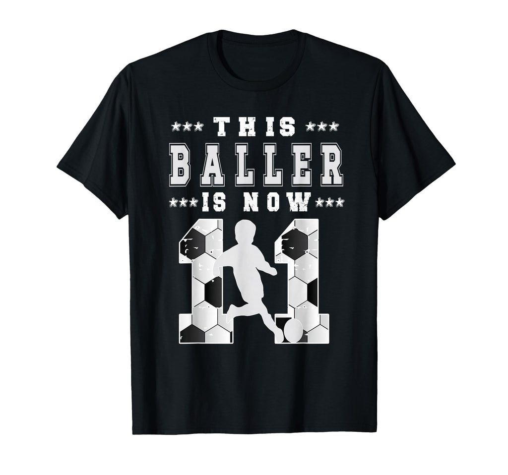 11Th Birthday Soccer Eleven Year Old T-Shirt - Novelty Apparel Unisex - T-Shirt, Sweatshirt, Hoodie