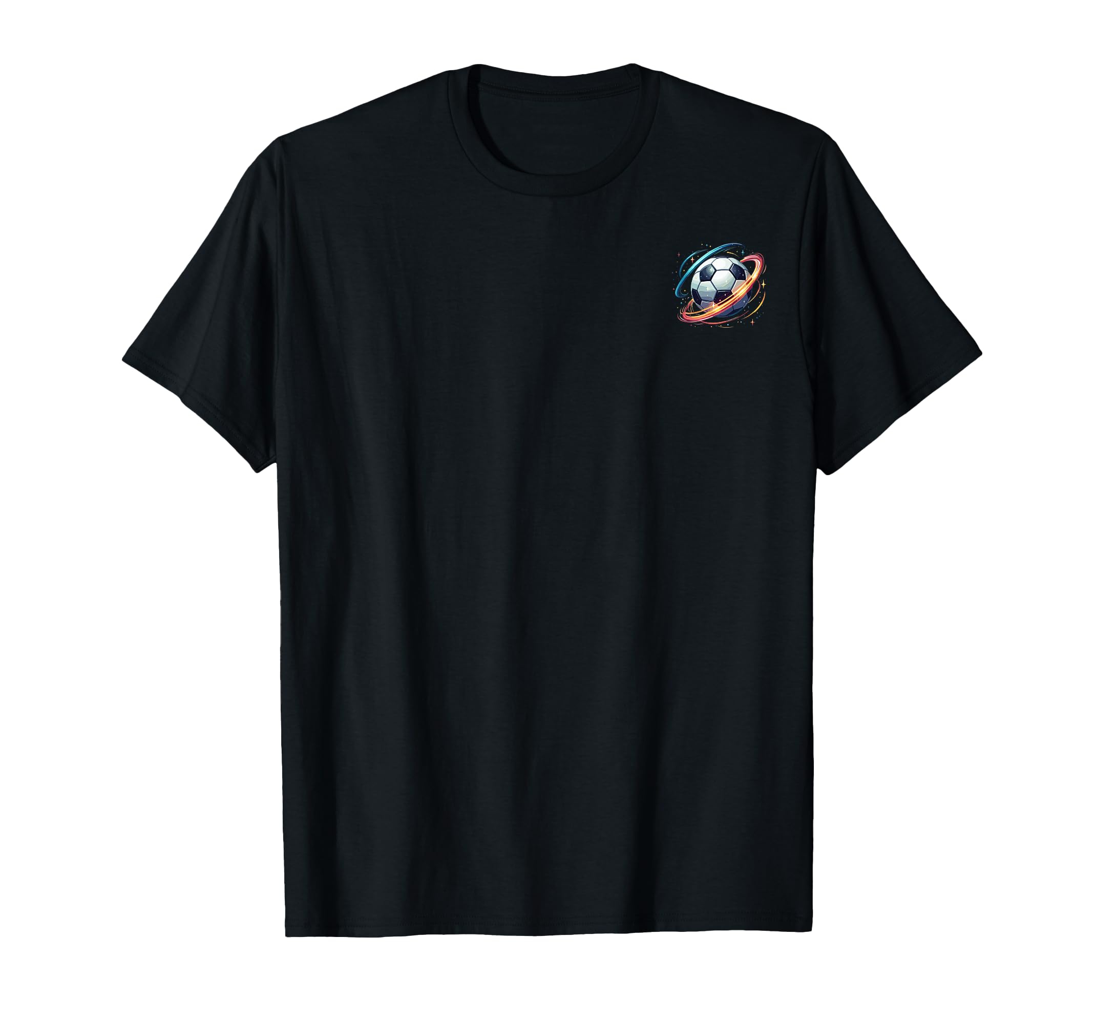 Soccer Ball Space Elements Soccer Lovers T-Shirt - Graphic Print Unisex - T-Shirt, Sweatshirt, Hoodie