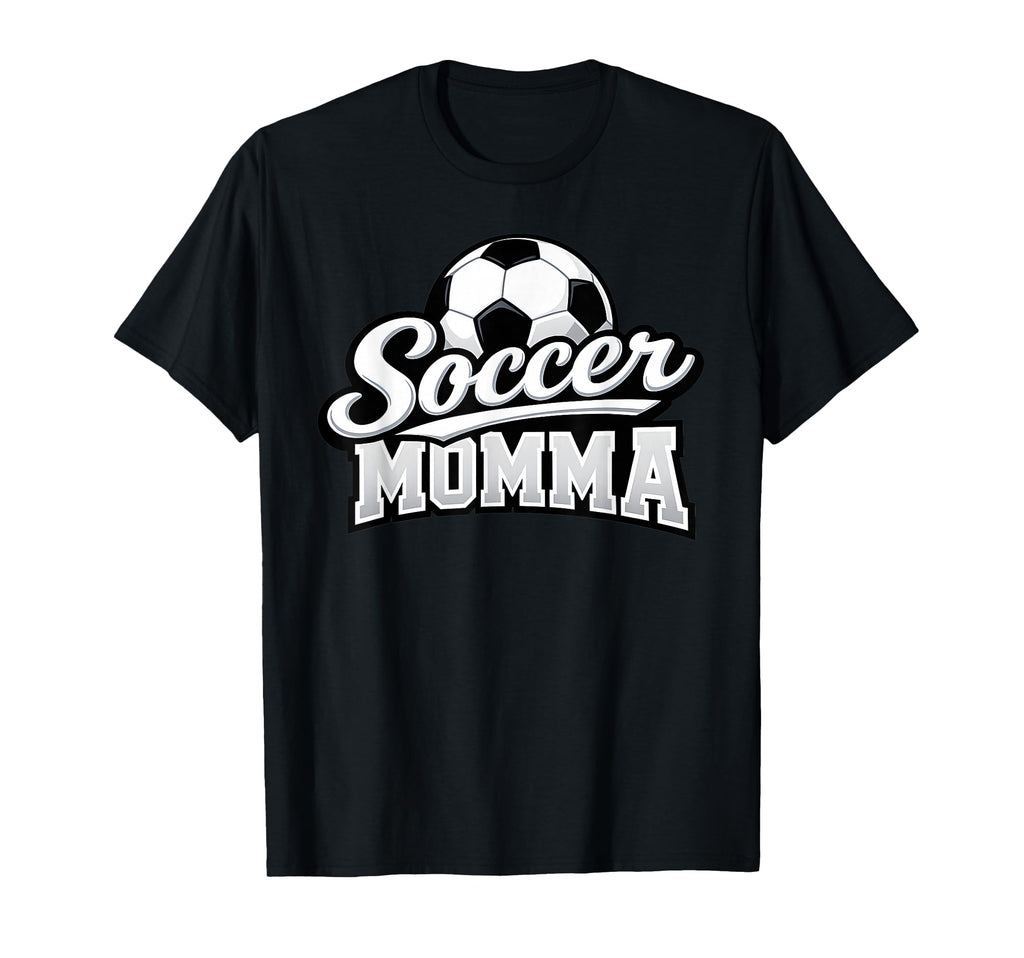 Soccer Momma Mothers Day Soccer Ball Game T-Shirt - Unique Graphic Unisex - T-Shirt, Sweatshirt, Hoodie