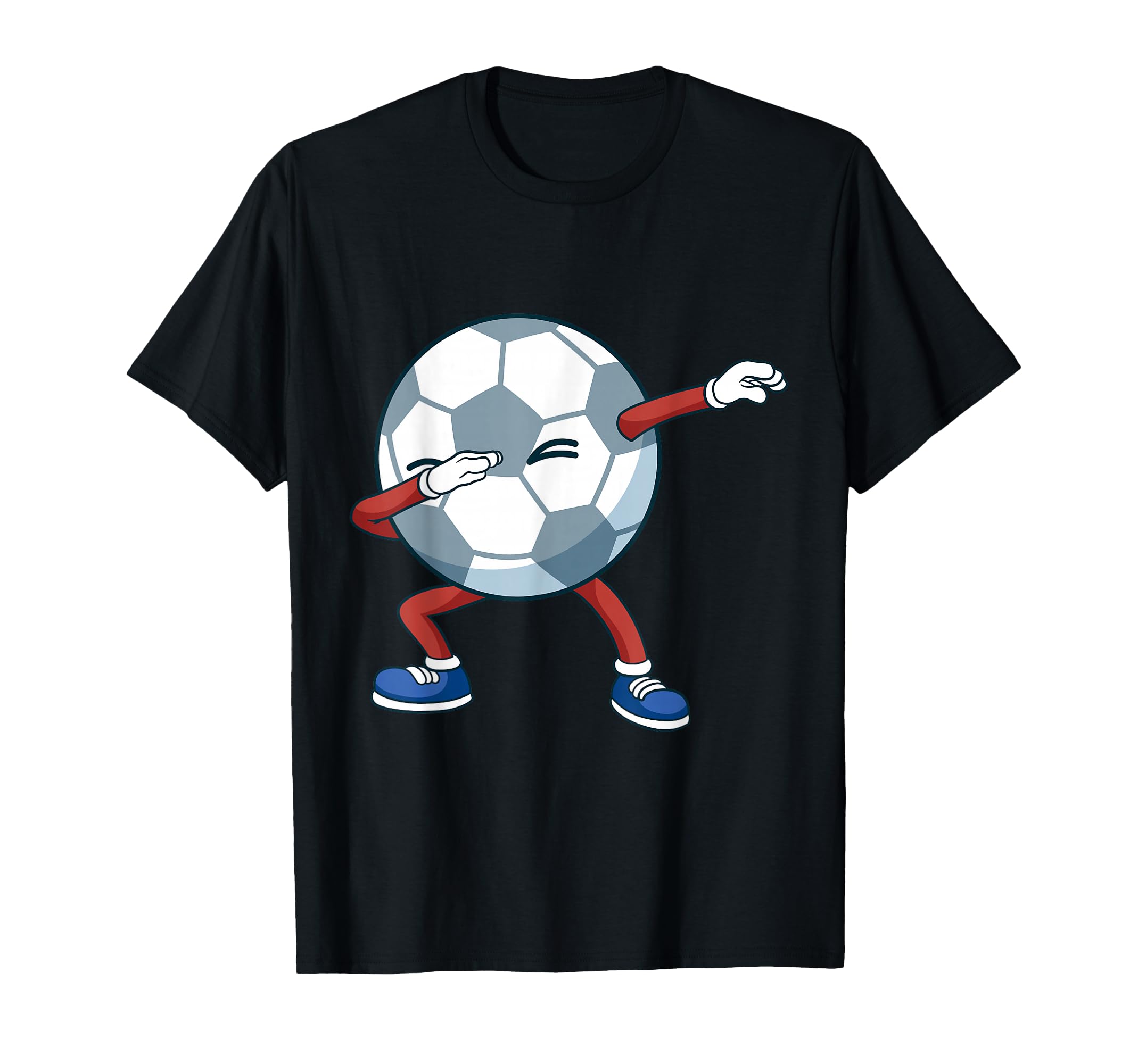 Funny Dabbing Soccer Ball Soccer T-Shirt - Novelty Apparel Men Women - T-Shirt, Sweatshirt, Hoodie