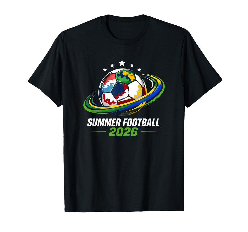 Summer Football 2026 Worldwide Soccer T-Shirt - Unique Graphic Men Women - T-Shirt, Sweatshirt, Hoodie