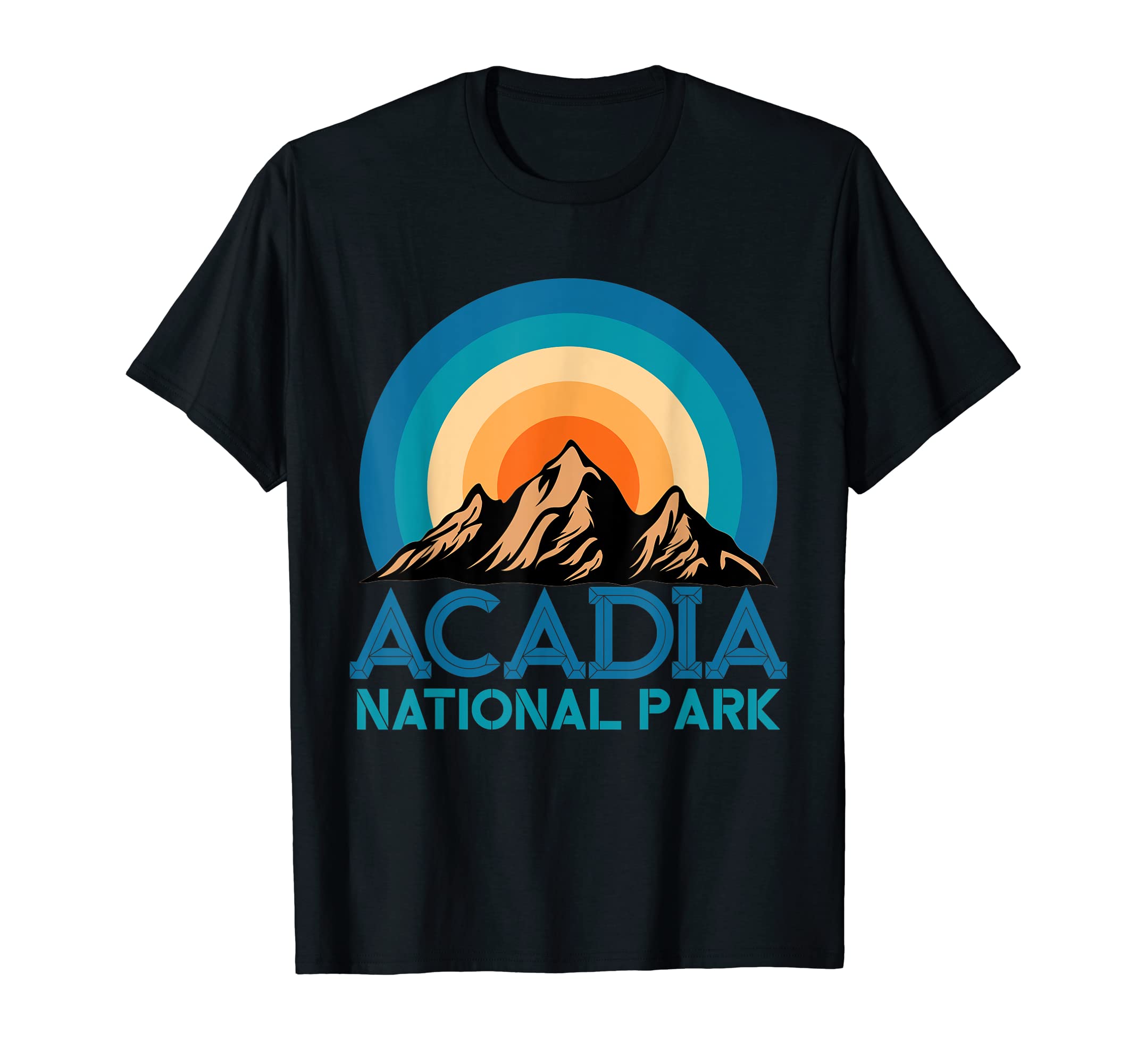 Acadia National Park Mountain Hiking T-Shirt - Novelty Apparel for Adults - T-Shirt, Sweatshirt, Hoodie