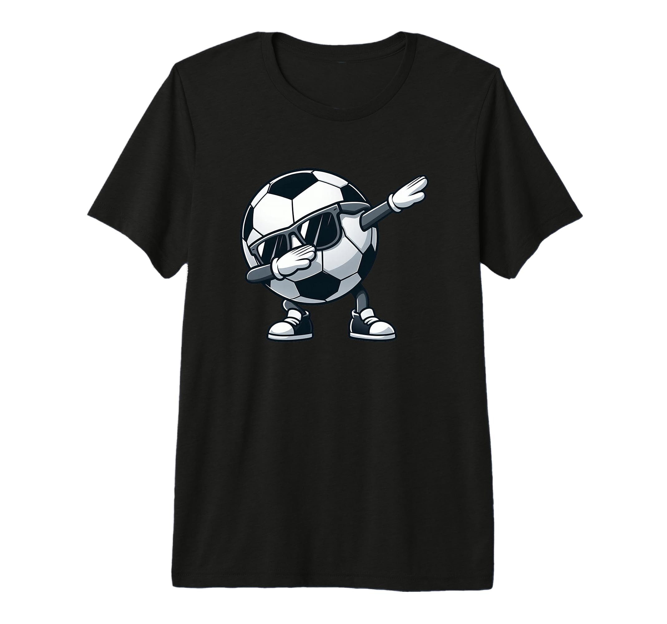 Dabbing Soccer Ball Soccer Sports T-Shirt - Custom Art Print Men Women - T-Shirt, Sweatshirt, Hoodie