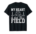 My Heart Is Field Soccer T-Shirt - Streetwear Style Unisex - T-Shirt, Sweatshirt, Hoodie
