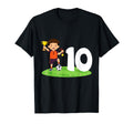 10Th Birthday Soccer 10 Years Old T-Shirt - Casual Everyday Wear Men Women - T-Shirt, Sweatshirt, Hoodie