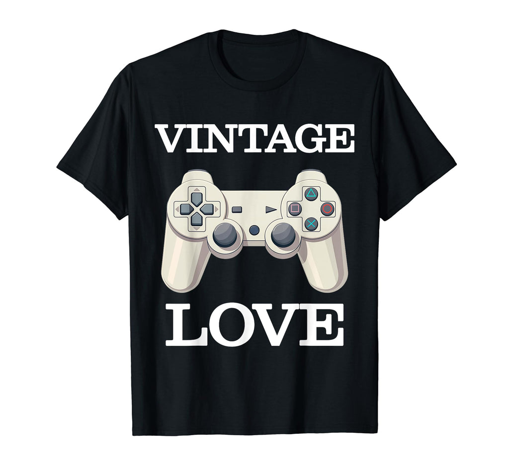 Love Controller Console Gaming Gamer T-Shirt - Minimalist Print Unisex - T-Shirt, Sweatshirt, Hoodie