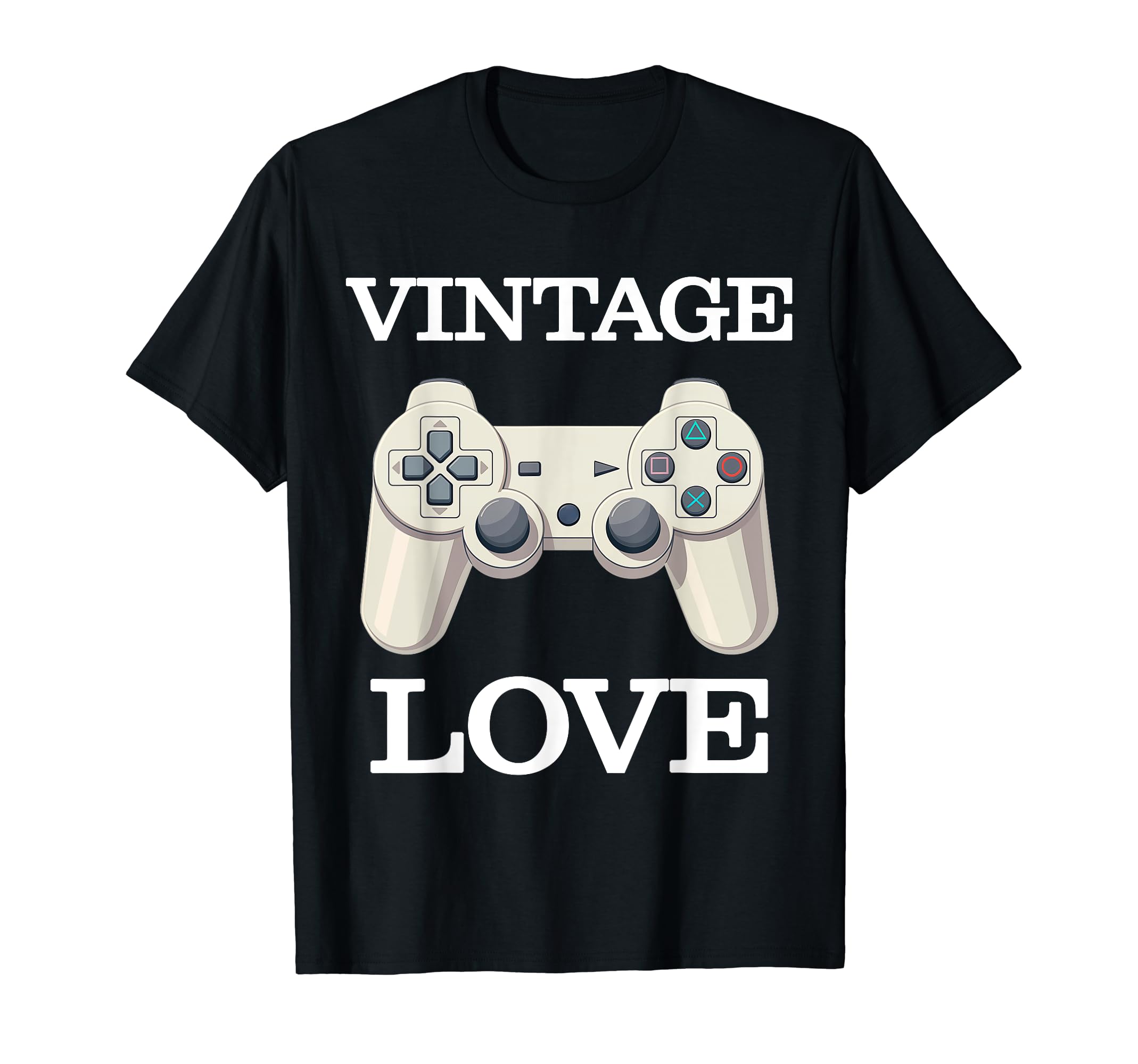 Love Controller Console Gaming Gamer T-Shirt - Minimalist Print Unisex - T-Shirt, Sweatshirt, Hoodie
