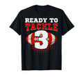 Football 3Rd Birthday Player Tackle T-Shirt - Custom Art Print for Adults - T-Shirt, Sweatshirt, Hoodie