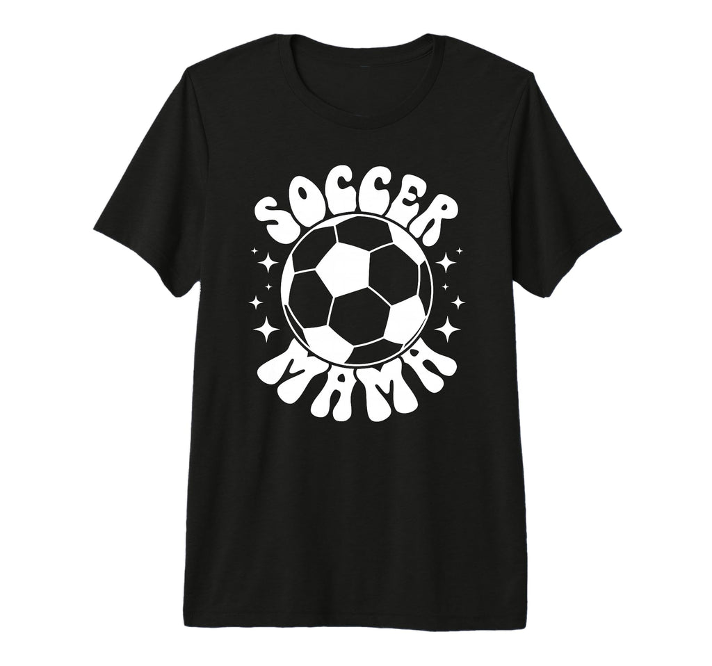 Soccer Mama Groovy Soccer Mom Soccer T-Shirt - Fun Novelty Design Unisex - T-Shirt, Sweatshirt, Hoodie