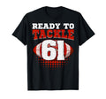 Football 61St Birthday Player T-Shirt - Aesthetic Graphic for Adults - T-Shirt, Sweatshirt, Hoodie