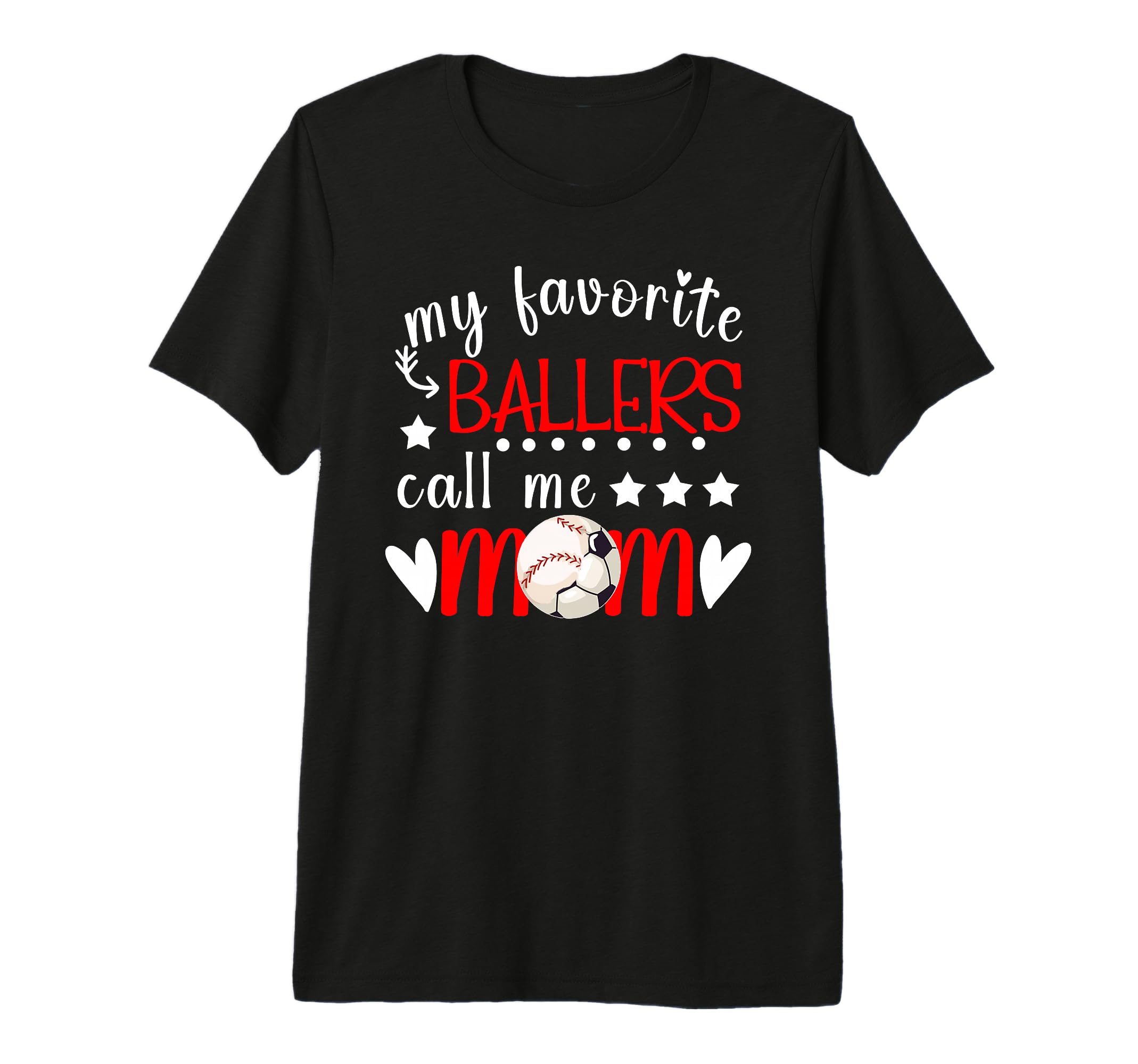 My Favorite Ballers Call Me Mom T-Shirt - Unique Graphic Men Women - T-Shirt, Sweatshirt, Hoodie