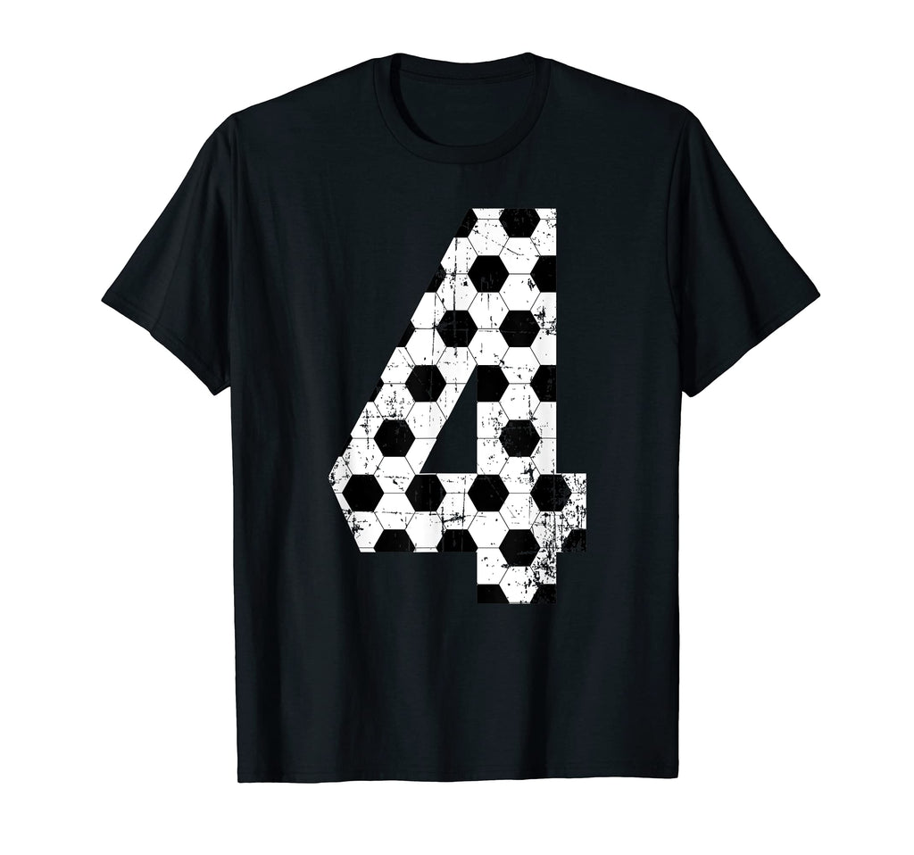 Soccer 4 Jersey Number T-Shirt - Aesthetic Graphic Men Women - T-Shirt, Sweatshirt, Hoodie