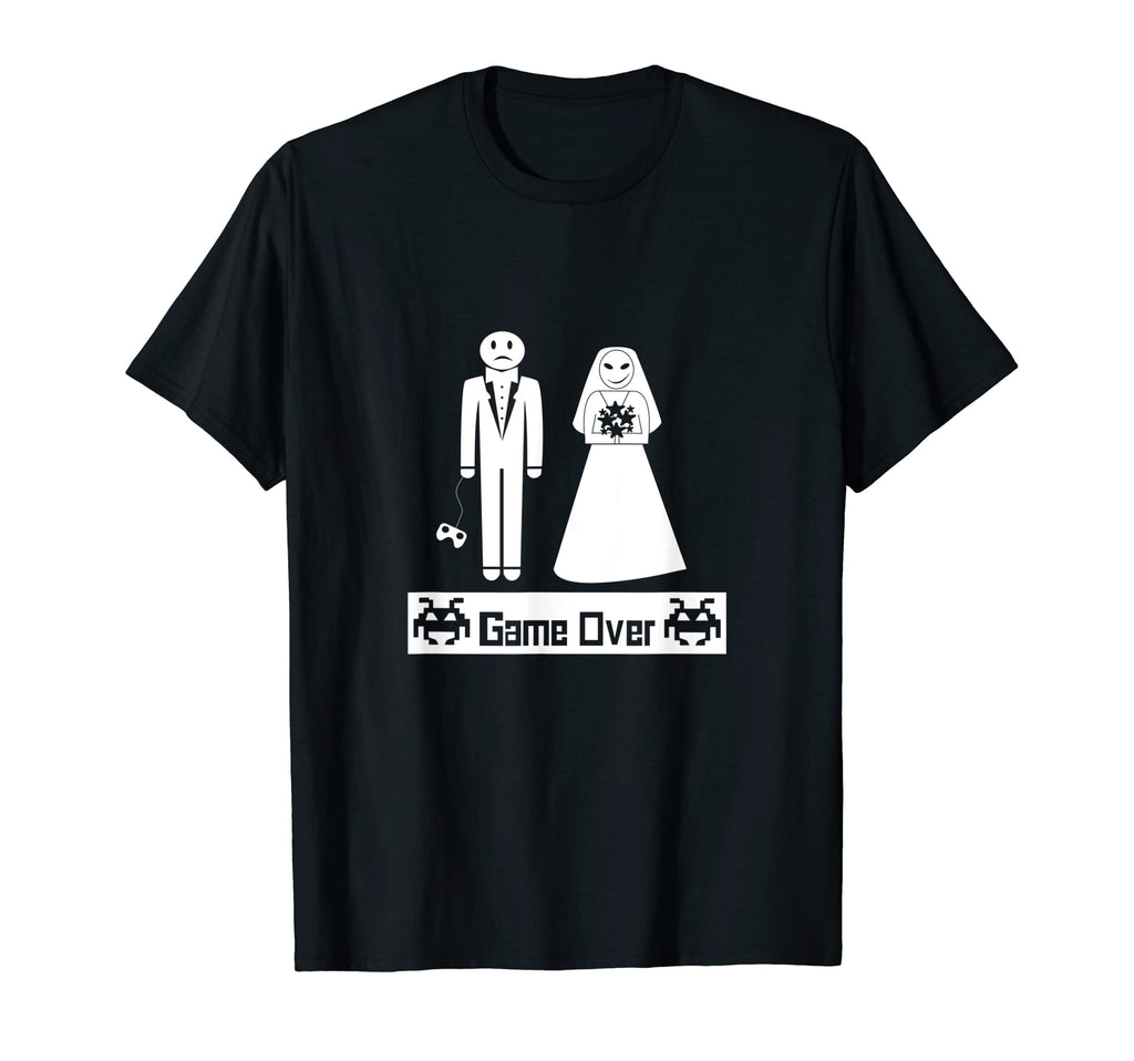 Game Over Funny Video Gamer Bachelor T-Shirt - Unique Graphic for Adults - T-Shirt, Sweatshirt, Hoodie