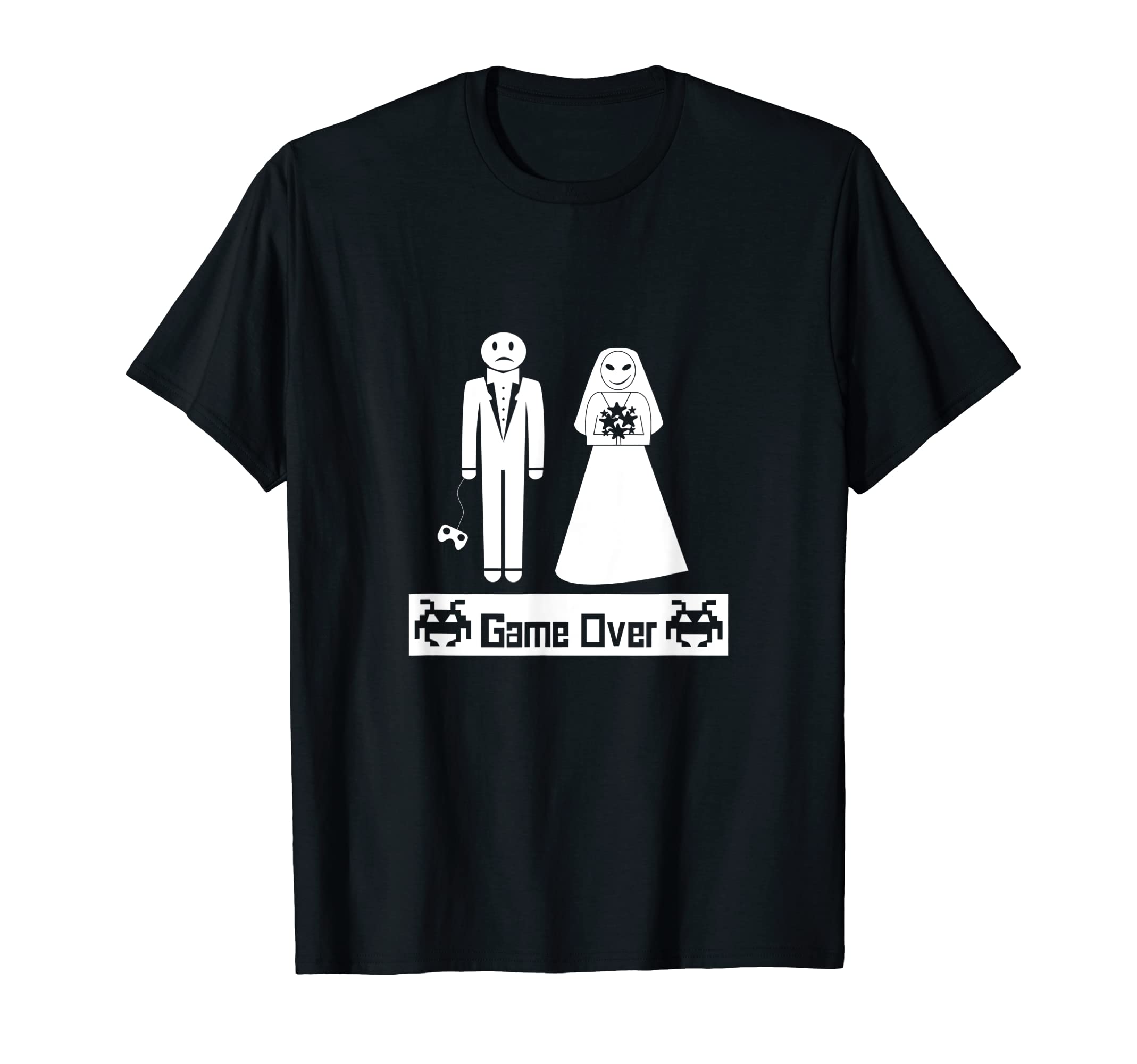 Game Over Funny Video Gamer Bachelor T-Shirt - Unique Graphic for Adults - T-Shirt, Sweatshirt, Hoodie