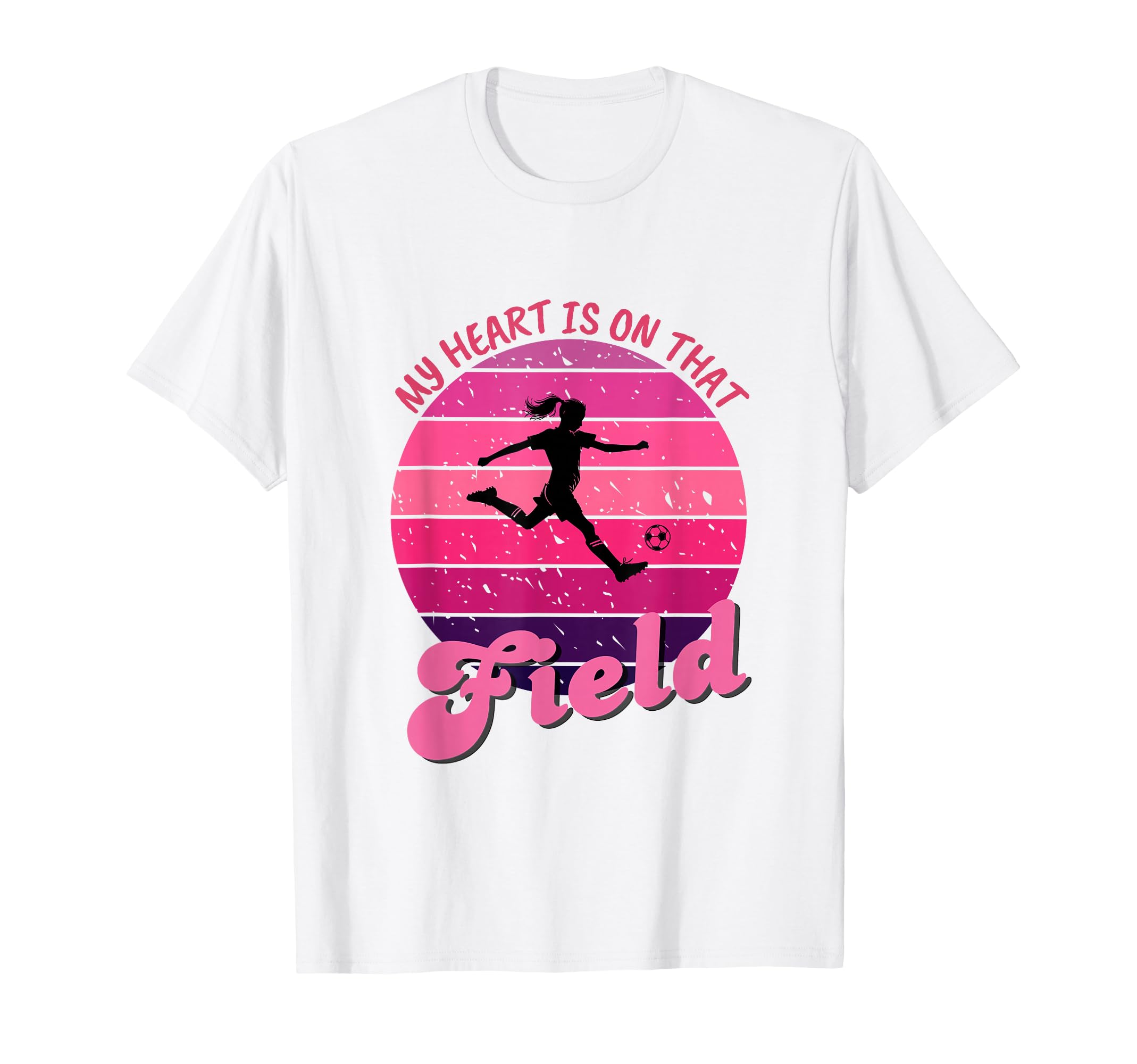 Soccer Mom My Heart Is That Field Football T-Shirt - Unique Graphic Unisex - T-Shirt, Sweatshirt, Hoodie