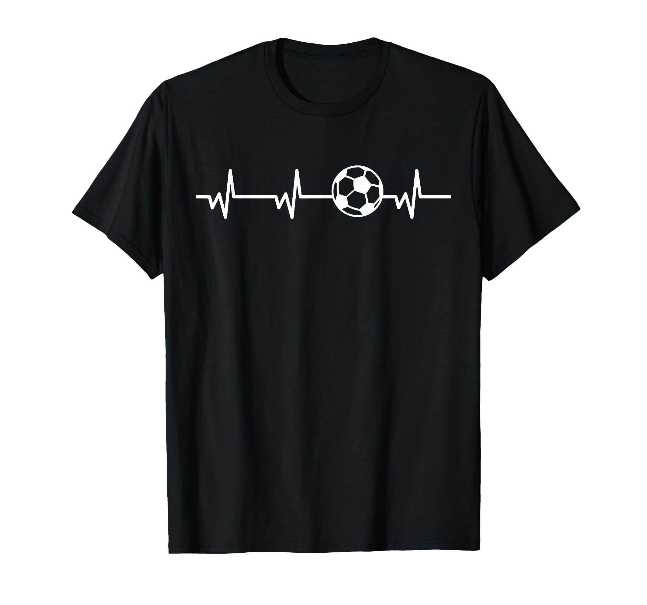Soccer Heartbeat Ball Funny Soccer T-Shirt - Streetwear Style Men Women - T-Shirt, Sweatshirt, Hoodie