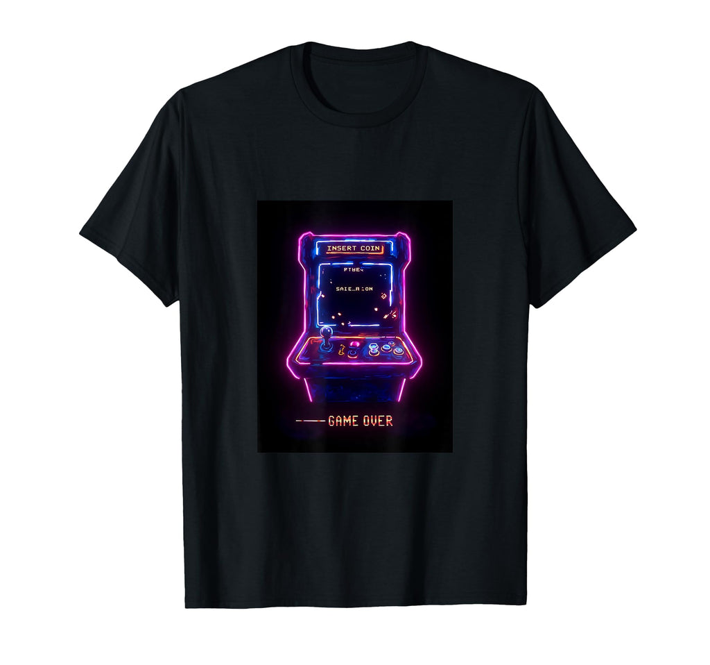 Gaming Arcade Game Over Play Player T-Shirt - Unique Graphic Unisex - T-Shirt, Sweatshirt, Hoodie