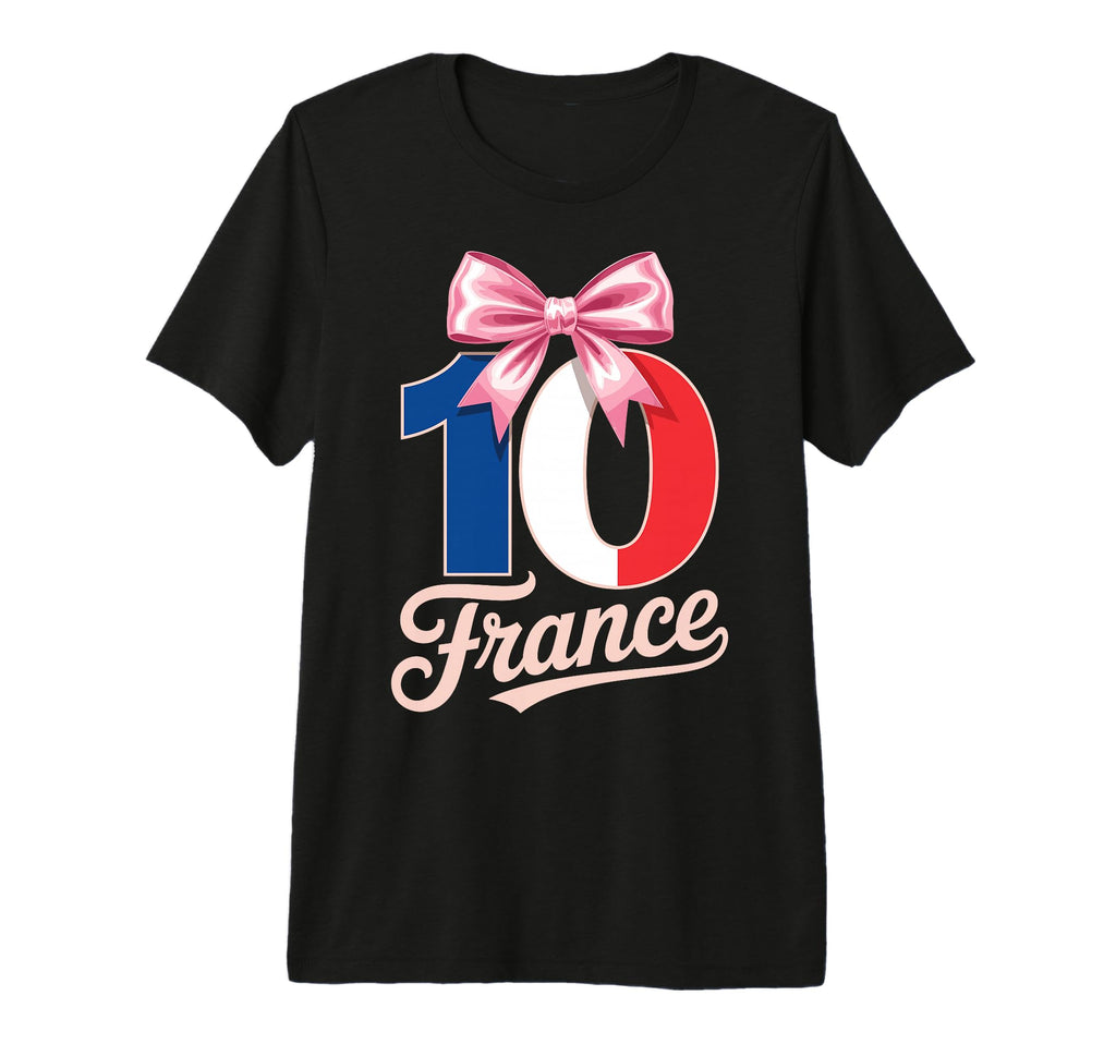 10 France Birthday Number 10 Soccer Jersey T-Shirt - Graphic Print Unisex - T-Shirt, Sweatshirt, Hoodie