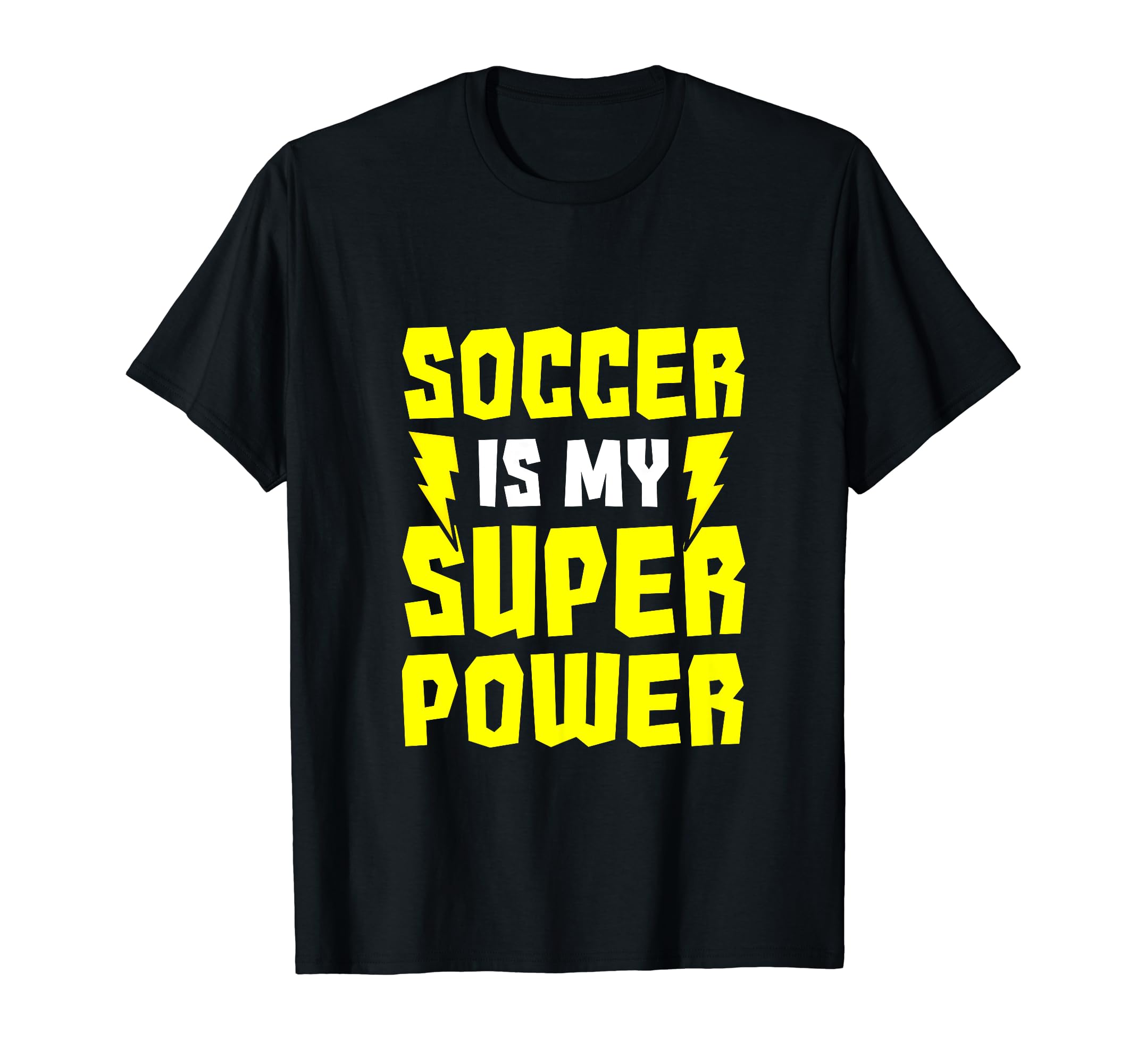 Soccer Is My Superpower Indoor Soccer T-Shirt - Minimalist Print Men Women - T-Shirt, Sweatshirt, Hoodie