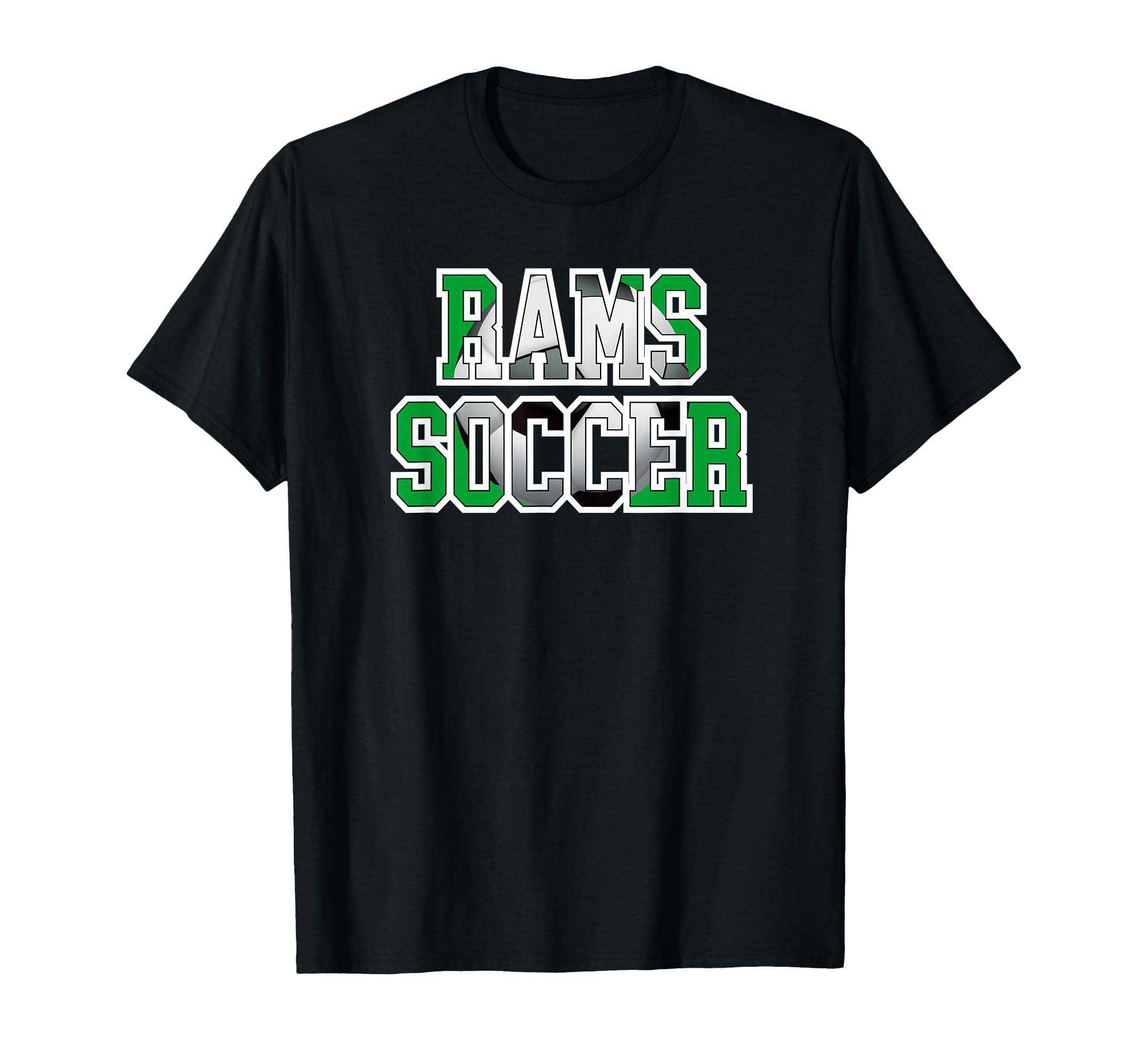 Rams Soccer Mom Game Day Mascot Green T-Shirt - Streetwear Style Unisex - T-Shirt, Sweatshirt, Hoodie