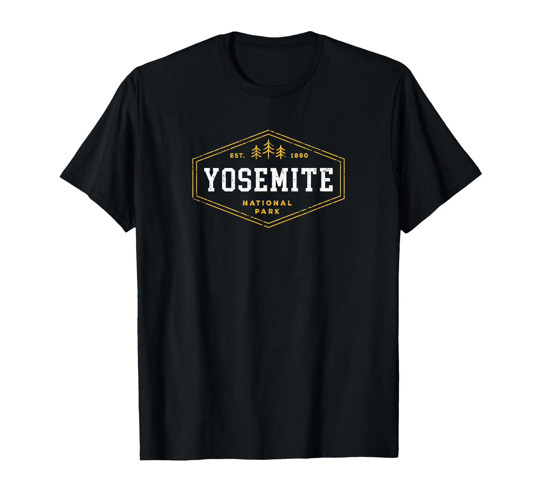 Yosemite California Established 1890 T-Shirt - Trendy Graphic for Adults - T-Shirt, Sweatshirt, Hoodie