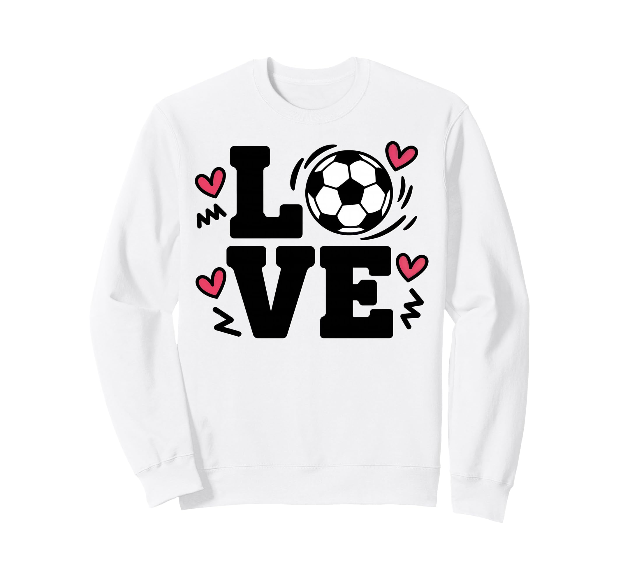 Love Soccer Player Womens Beautiful Sweatshirt - Unique Graphic Unisex - T-Shirt, Sweatshirt, Hoodie