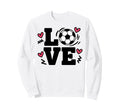 Love Soccer Player Womens Beautiful Sweatshirt - Unique Graphic Unisex - T-Shirt, Sweatshirt, Hoodie